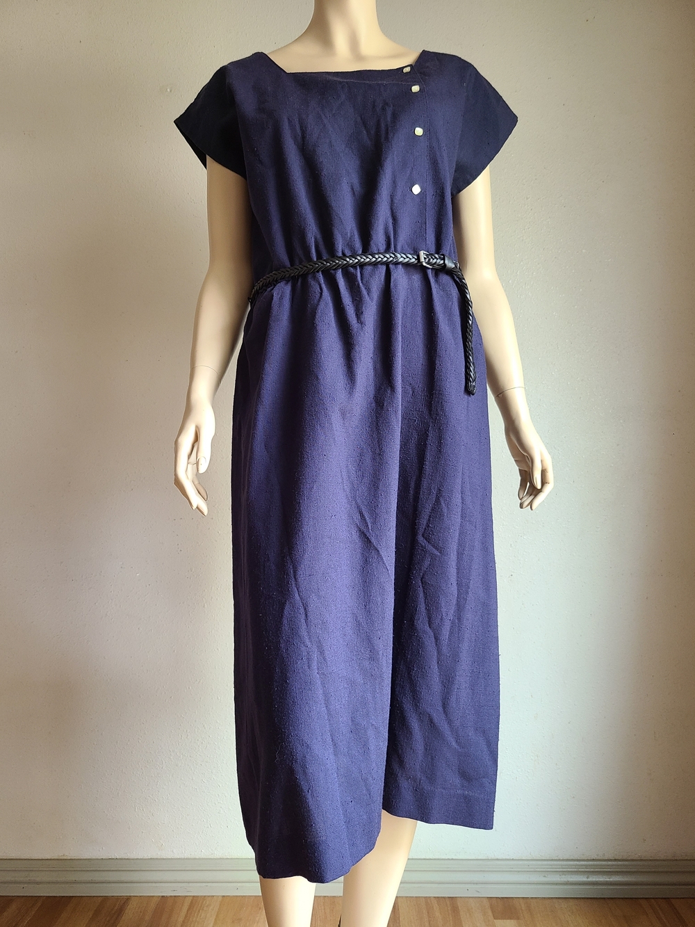 Vintage Navy Women’s Dress - Timeless Everyday Style